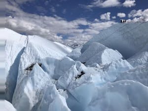Exploring Matanuska Glacier