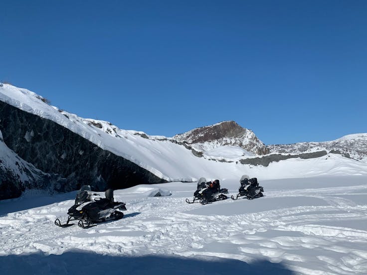 Snowmobile Tour at Matanuska Glacier