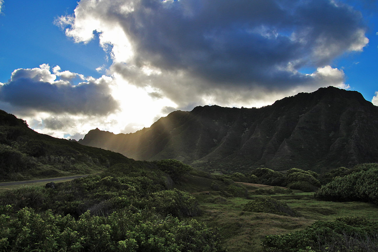 Another view of the valley at Kualoa Ranch.
