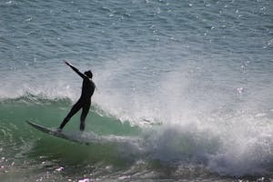 a man surfing in Melbourne Australia
