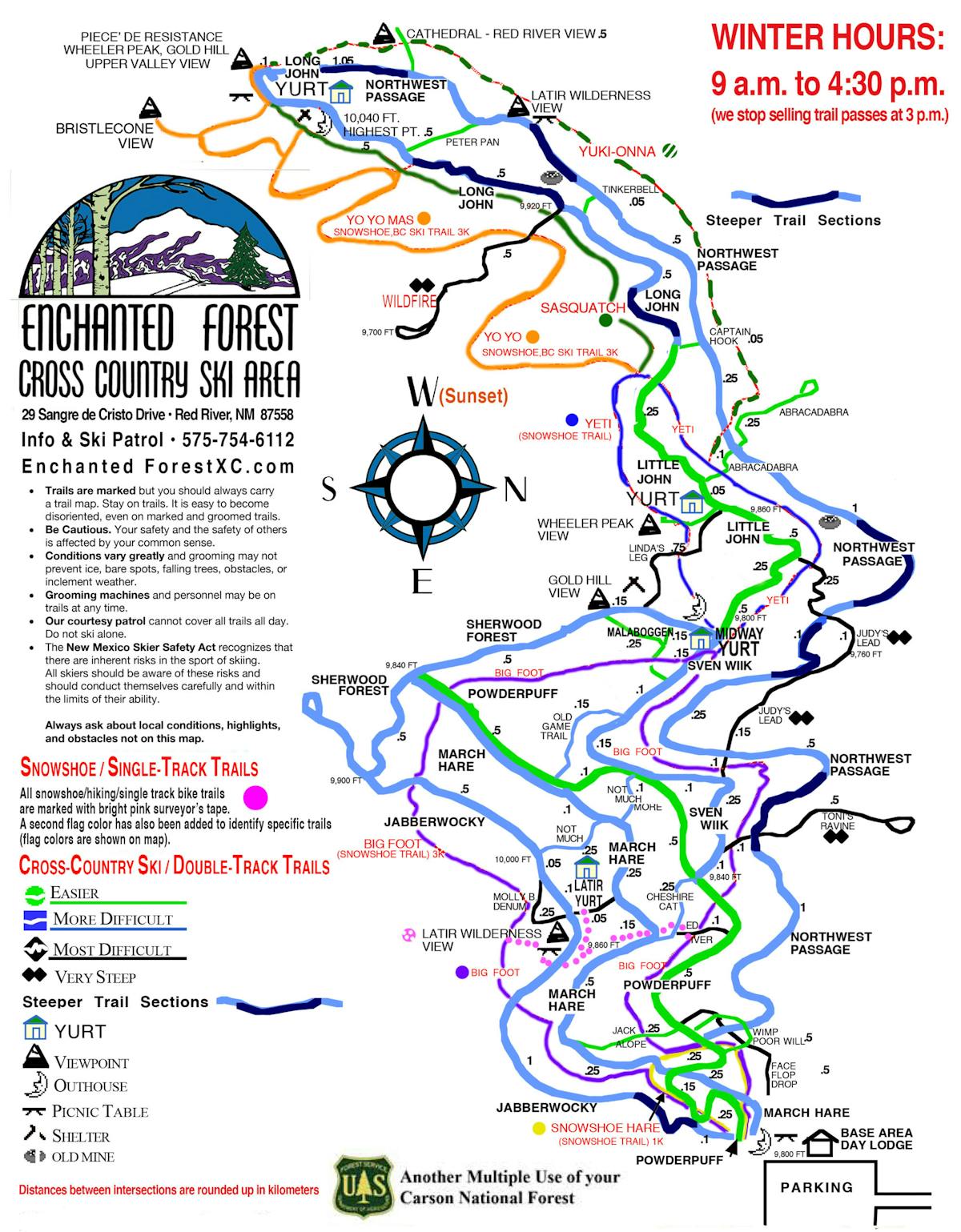 Trail Map | Enchanted Forest XC